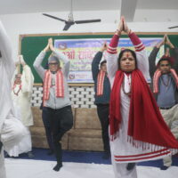 विराटनगरमा ११ औं राष्ट्रिय योग दिवस मनाइयो : नसर्ने रोग न्यूनिकरणका लागि योगमा जोड