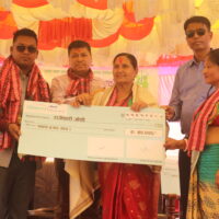 कटहरी गाउँपालिका पूर्ण खोप सुनिश्चित पालिका घोषणा, सेवा निवृत्त स्वास्थ्य स्वयंसेविका सम्मानित