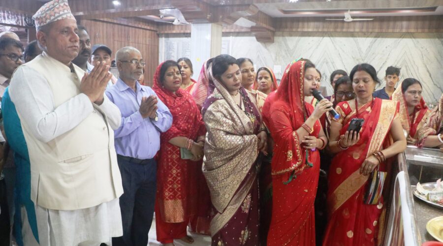 सीता प्राकट्य दिवसमा विराटनगरको रामजानकी मन्दिर झकिझकाउ, ‘सोहर’ गीतले झुम्यो माहोल